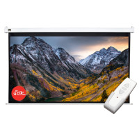 Экран Cinema S'OK SCPSM-186x105FG Pro 84'' 16:9 настенно-потолочный, моторизованный, Fiberglass, белый корпус
