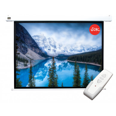 Экран Cinema S'OK SCPSM-200x150FG Pro 100'' 4:3 настенно-потолочный, моторизованный, Fiberglass, белый корпус