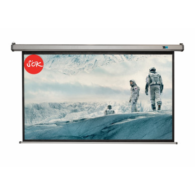 Экран Cinema S'OK SCPSM-250x140FG-GR Pro 113'' 16:9 настенно-потолочный, моторизованный, Fiberglass, серый корпус