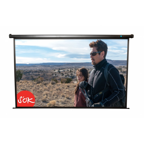 Экран Pro 332x186см Motoscreen SCPSM-332X186FG-BLCK Pro 150'' 16:9 настенно-потолочный, моторизованный, Fiberglass, черный корпус, ED 15см