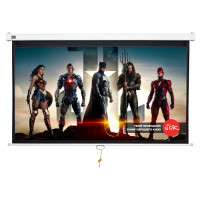 Экран Cinema S'OK SCPSW-200x130 90'' 16:10 настенно-потолочный, ручной, Matt White, белый корпус