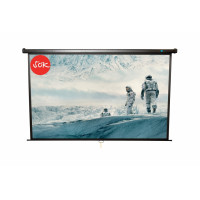 Экран Cinema S'OK SCPSW-200x130BLCK 90'' 16:10 настенно-потолочный, ручной, Matt White, черный корпус