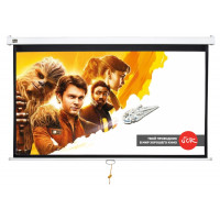Экран Cinema S'OK SCPSW-266x150 120'' 16:9 настенно-потолочный, ручной, Matt White, белый корпус